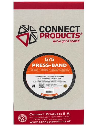Seal-it® Compriband 40/8-13 (40x40) 4,3mtr BG1-KOMO | Banden & Tapes | www.protil.nl