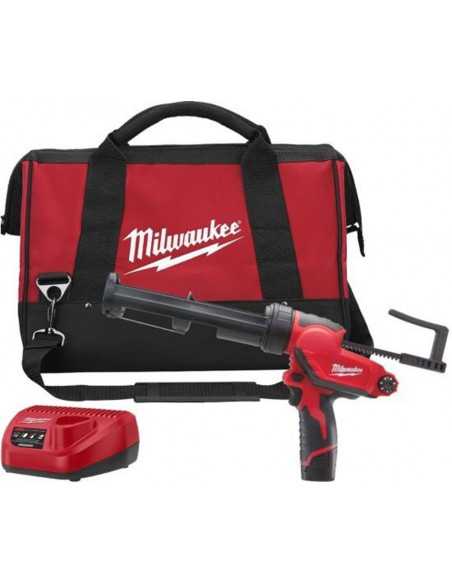 Milwaukee M12 PCG 310 C/1 Incl lader- 12 volt 2.0 AH accu -Tas