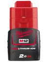 Milwaukee M12 accu B2 (12V / 2,0Ah) | Verwerkingsmateriaal | www.protil.nl