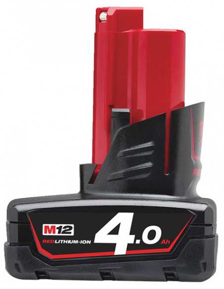 Milwaukee M12 accu B4 (12V / 4,0Ah) | Toebehoren Kitspuit & PUR-pistool | protil.nl
