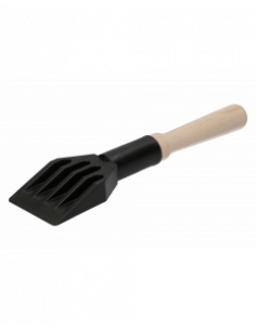 Ruitenlichter Glaslepel Hout/PVS Zwart