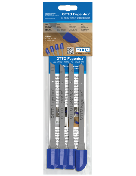 Otto fugenfux afwerkspatels 4-delig | Producten | www.protil.nl