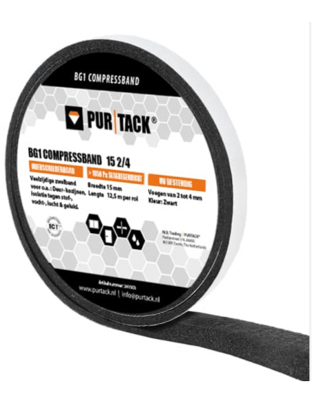 BG1 Compriband 15/3/7 - 15x15 - 7,5 m Rol | Banden & Tapes | www.protil.nl