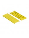 Glasblokjes Tunnel 100x24x4mm Geel ( Zakje 100st ) | Verwerkingsmateriaal | www.protil.nl